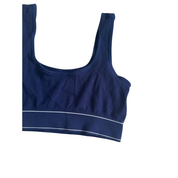 POLO Ralph Lauren Navy Blue Ribbed Bra Size XXL NEW NWT - Picture 6 of 7